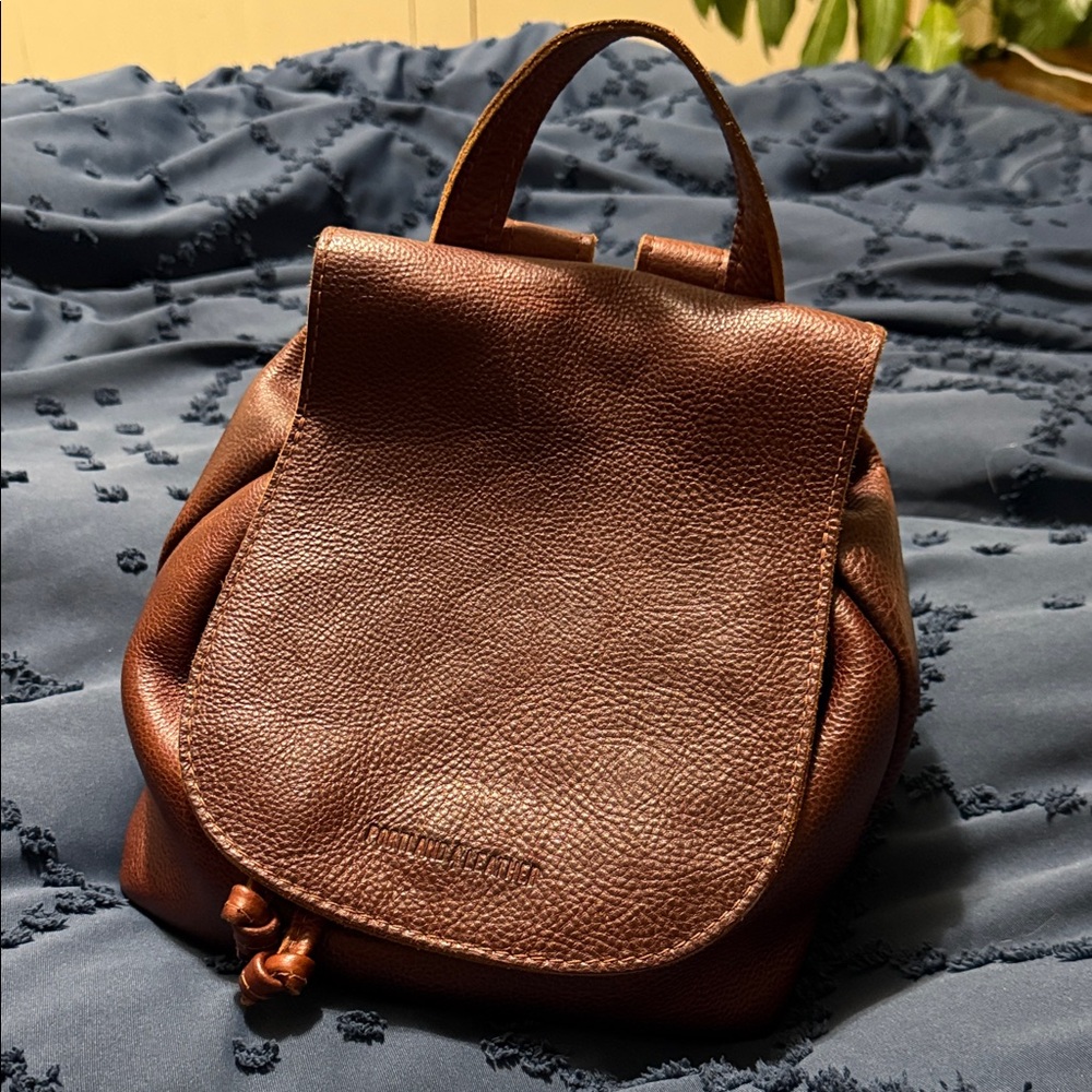 Portland Leather Rich Brown Backpack